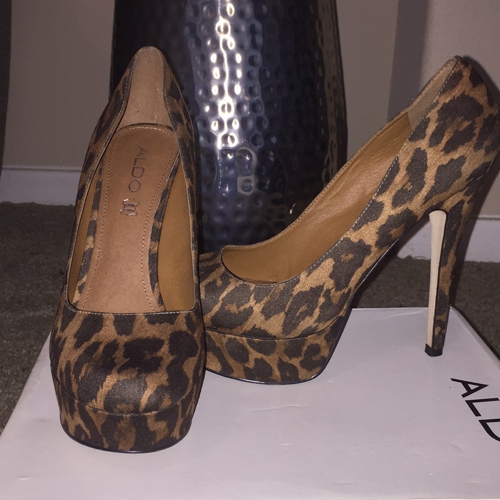 Leopard Heels